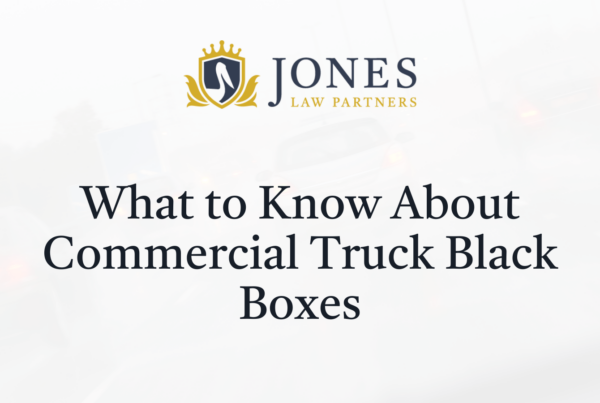 What to Know About Commercial Truck Black Boxes - Jones Law Partners - alexandria louisiana