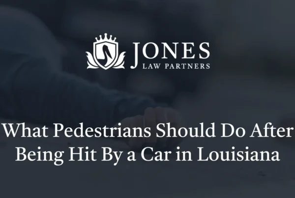 What Pedestrians Should Do After Being Hit By a Car - Jones Law Partners