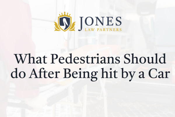 What Pedestrians Should do After Being hit by a Car - Jones Law Partners - alexandria louisiana