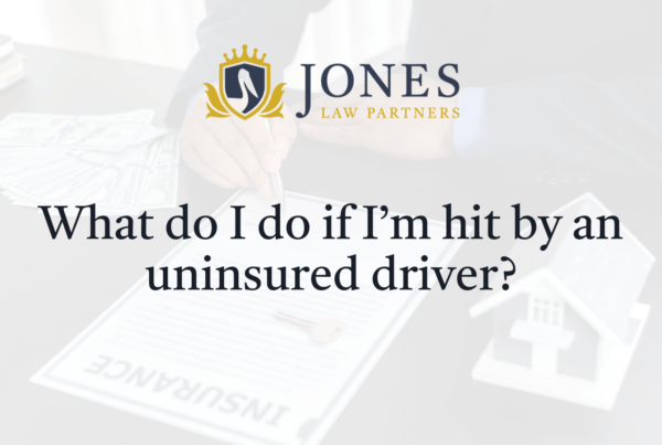 What do I do if I’m hit by an uninsured driver - Jones Law Partners - alexandria louisiana