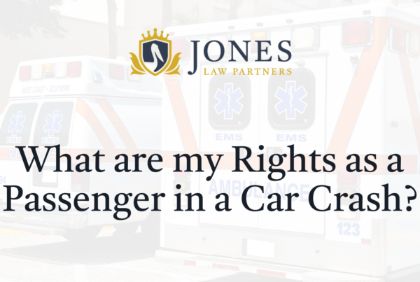 What are my Rights as a Passenger in a Car Crash - Jones Law Partners - alexandria louisiana