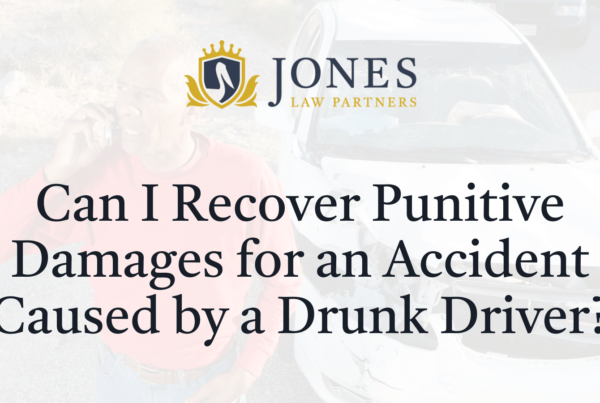 Can I Recover Punitive Damages for an Accident Caused by a Drunk Driver - Jones Law Partners - alexandria louisiana